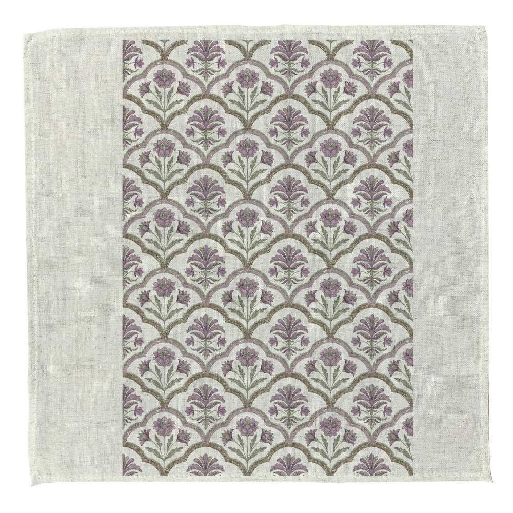 Set 4 Servilletas Bloom Violet - Lino Poliester