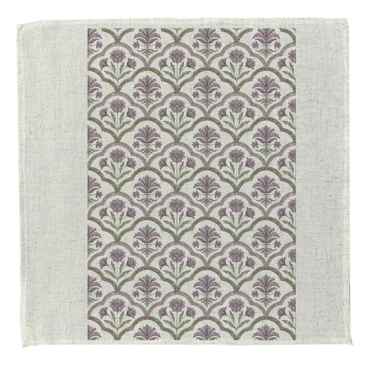 Set 4 Servilletas Bloom Violet - Lino Poliester