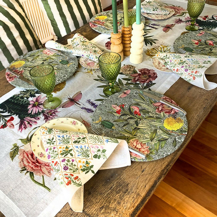 Set 4 Servilletas Art deco - Lino Poliester