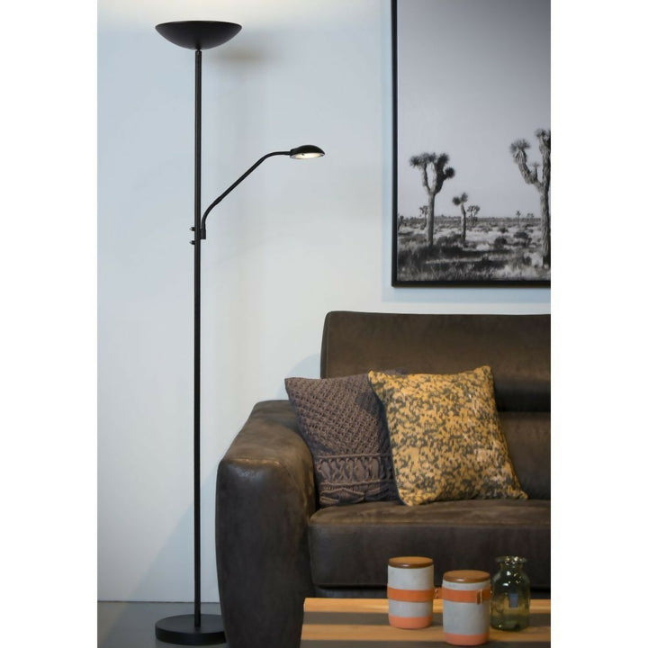 LAMPARA DE PIE ZENITH NEGRO