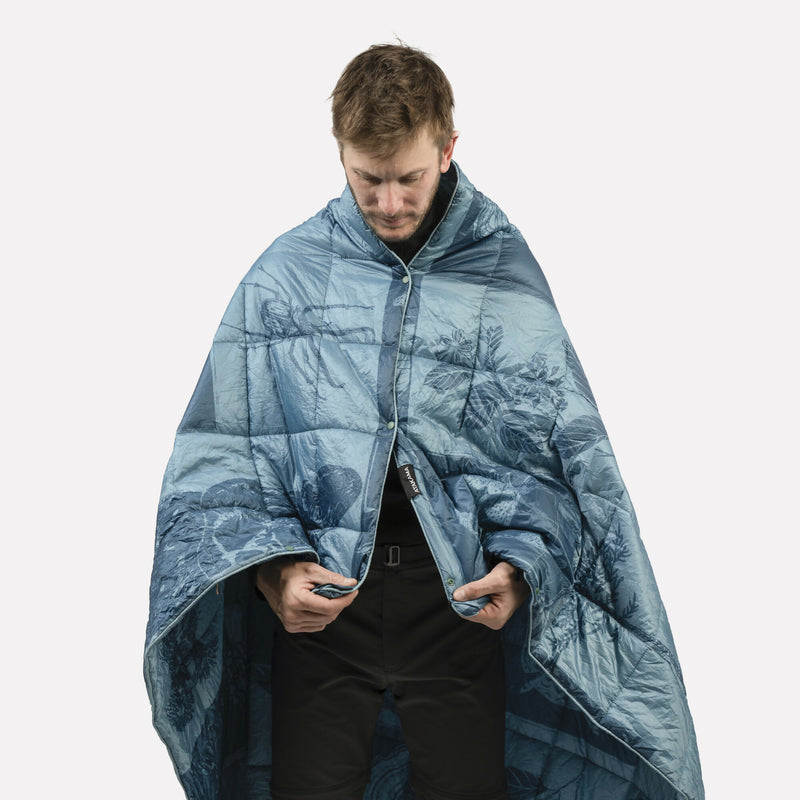 Manta Térmica Nalca Multifuncional Azul Print