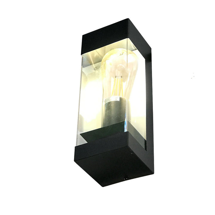 Aplique Aluminio Unidireccional Aften Negro