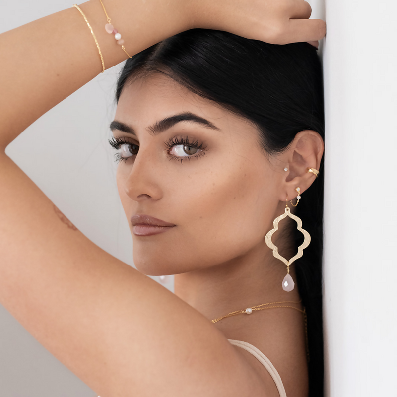 aros lucy, boho gold y earcuff1