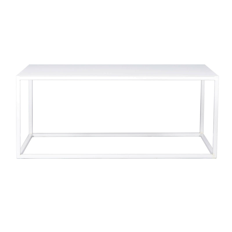 Mesa de Centro Rectangular | METAL WHITE