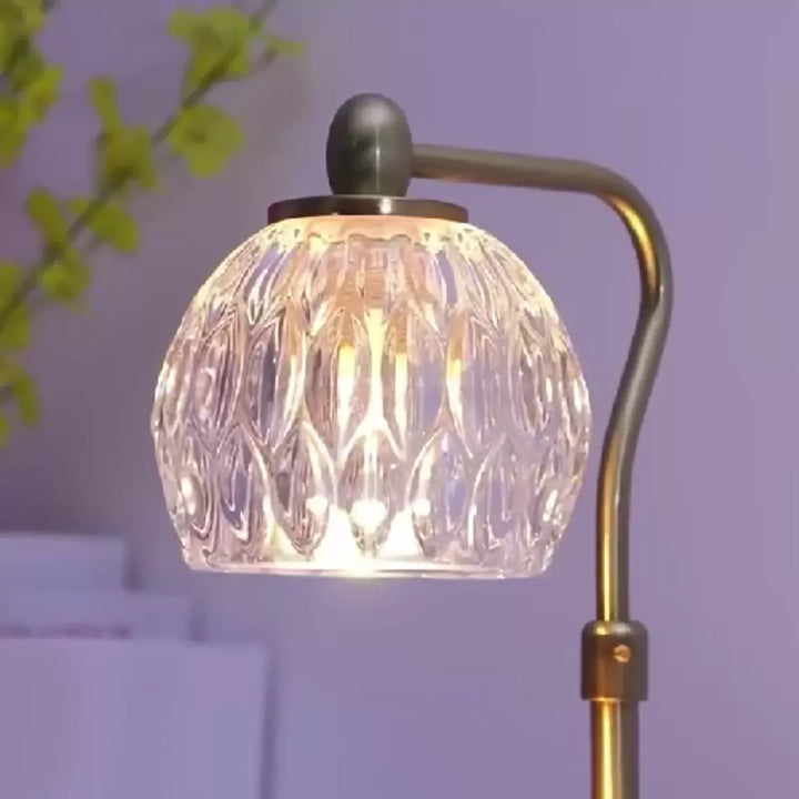 Lampara Calentadora de Velas Aromaticas Farol Dorado