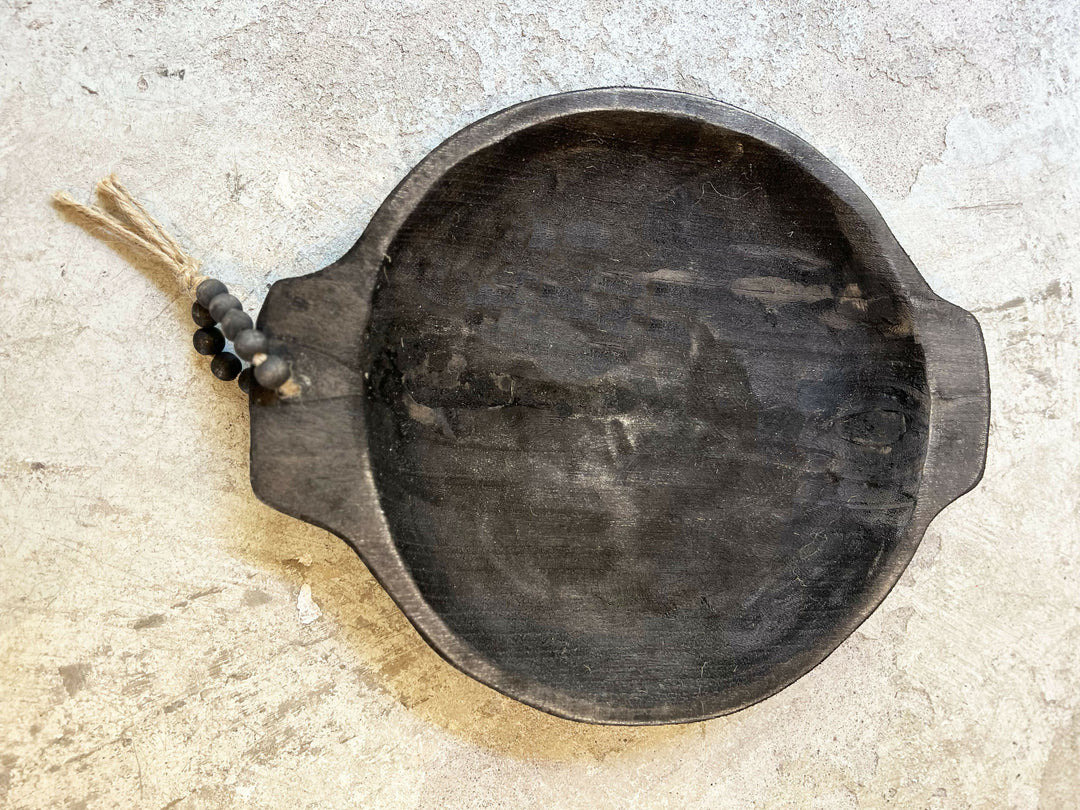 Bandeja Negra Redonda Huella Austral