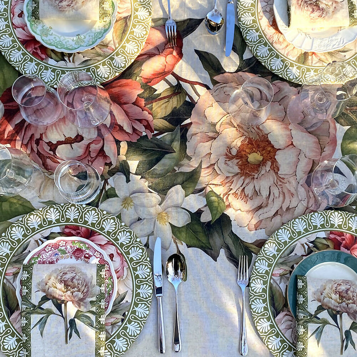 Mantel Camelia - Lino Poliester