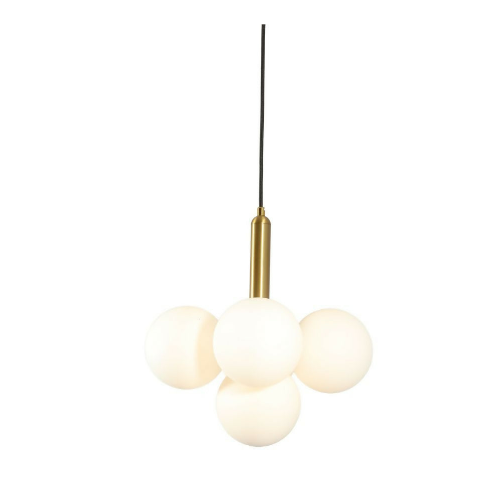 LAMPARA COLGANTE GLOBO OPAL 5 LUCES