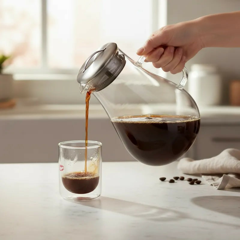 Set Jarra con filtro Venecia 1.8 Lts + Set 2 vasos Génova 250ml