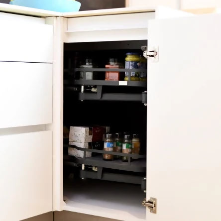 Esquinero doble bandeja