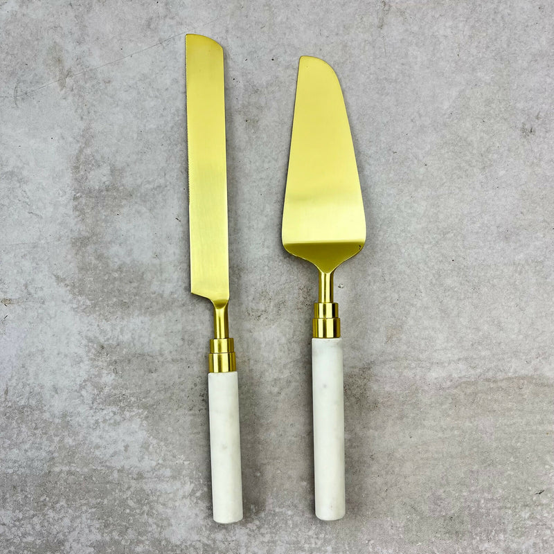 SET TORTAS MARMOL DORADO