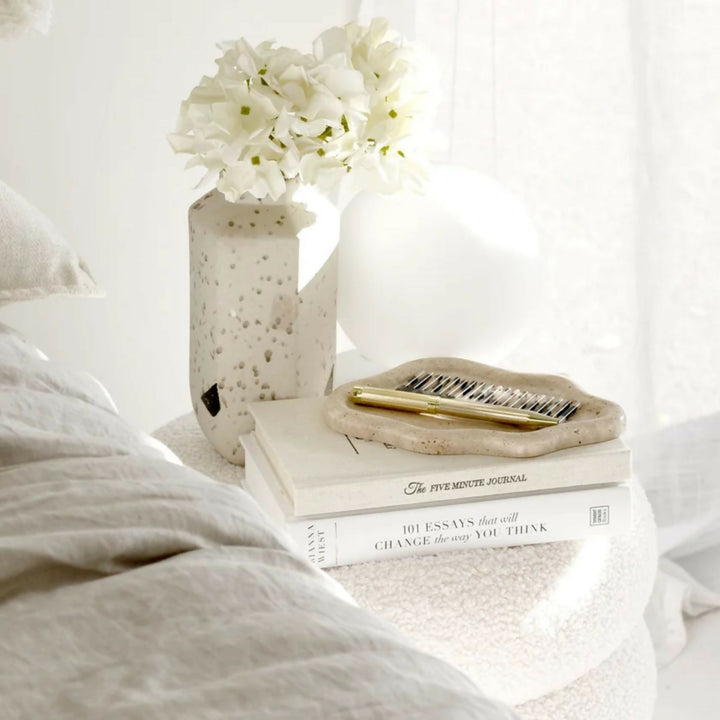 Bandeja de Piedra Irregular Cloud Travertino