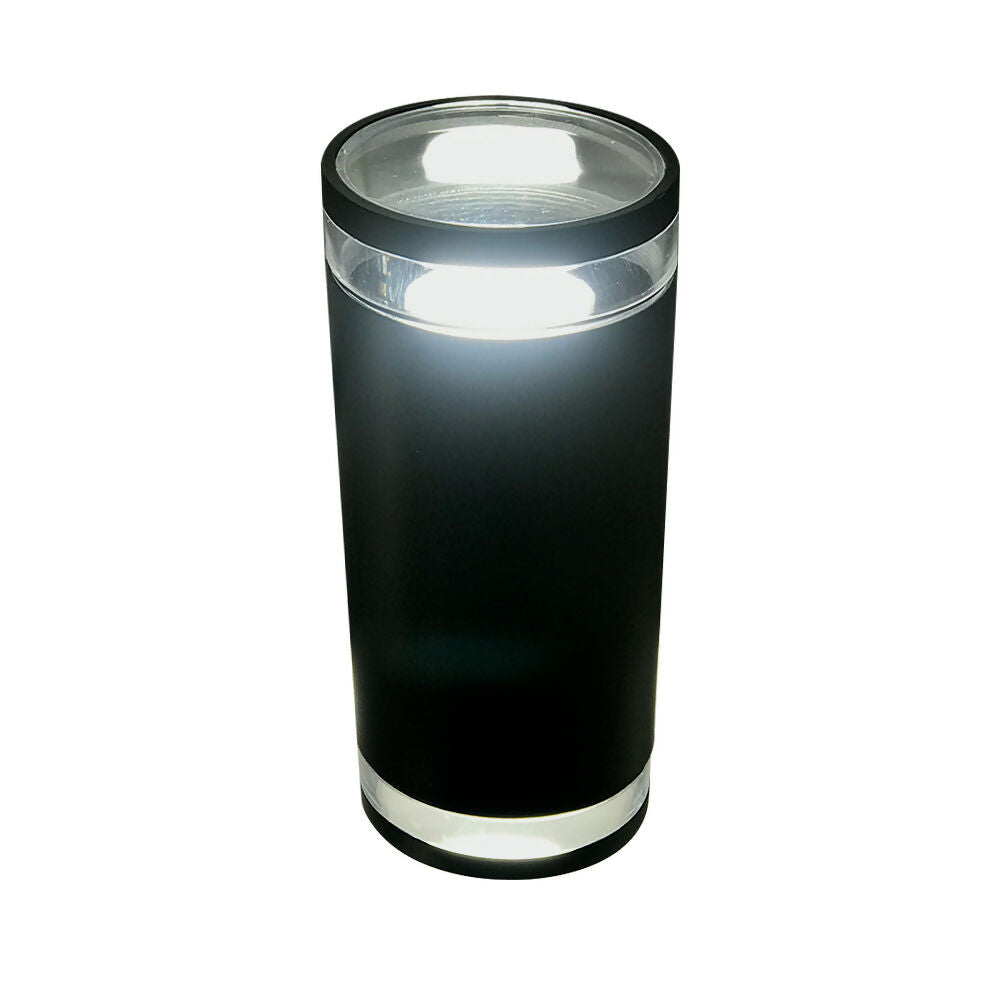 Aplique Aluminio Bidireccional Shaw Negro