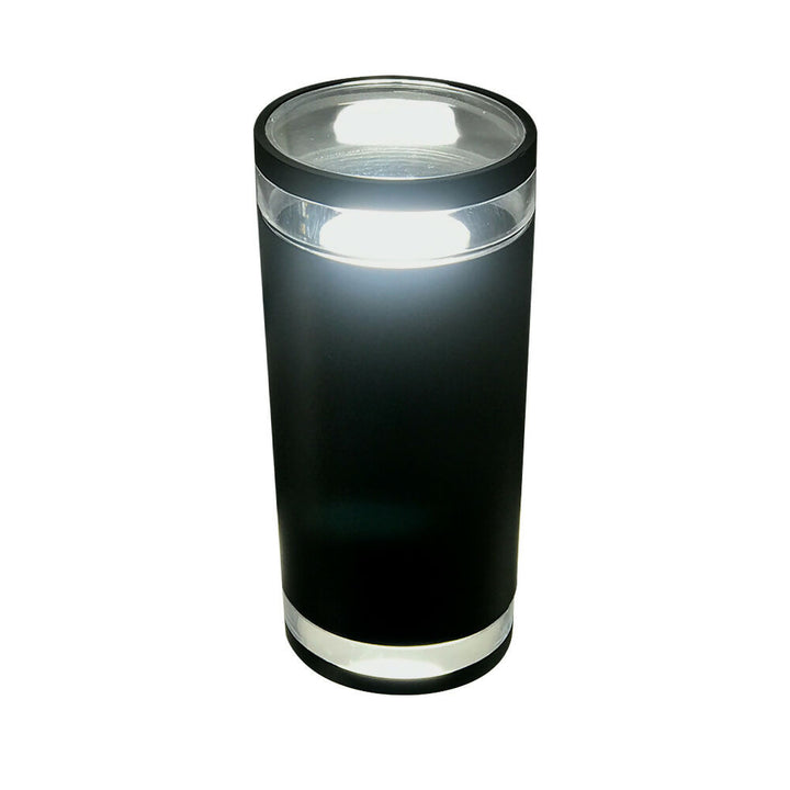 Aplique Aluminio Bidireccional Shaw Negro