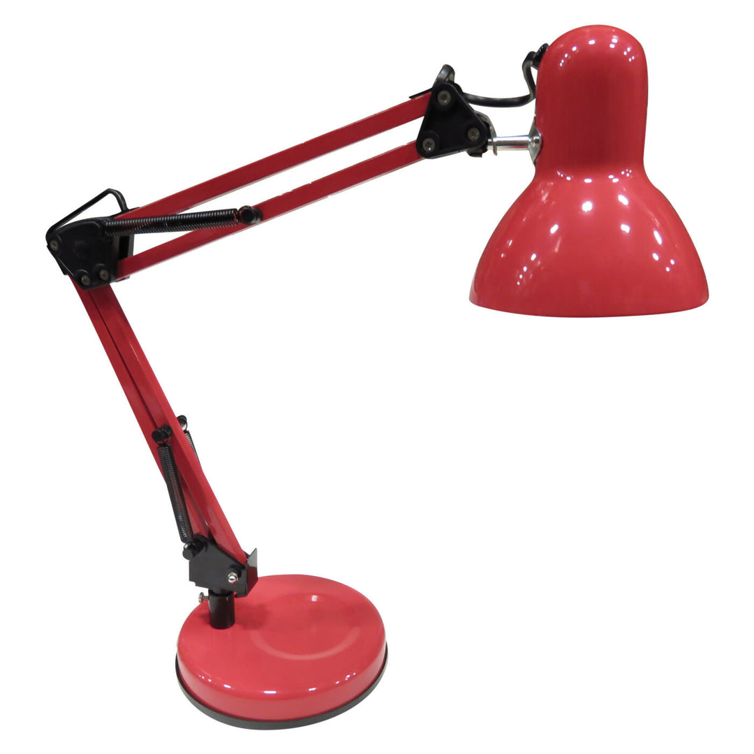 Lámpara Escritorio Vintage Art Rojo.
