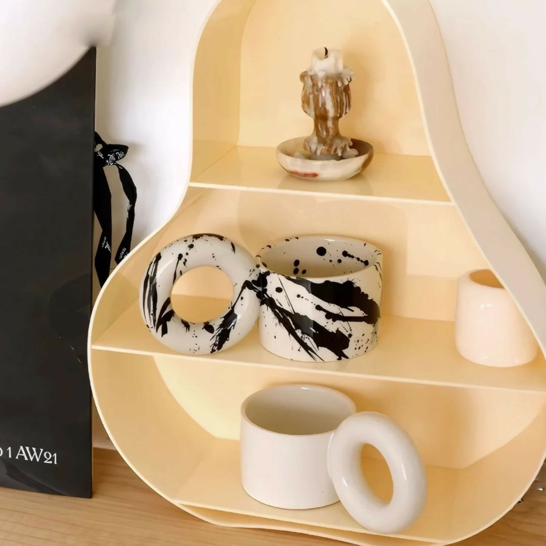 Tazon Mug Cerámica Tinta Donuts 250ml