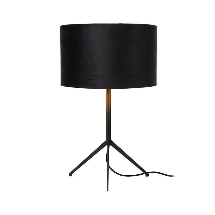 LAMPARA DE MESA TONDO NEGRO Ø30-1xE27