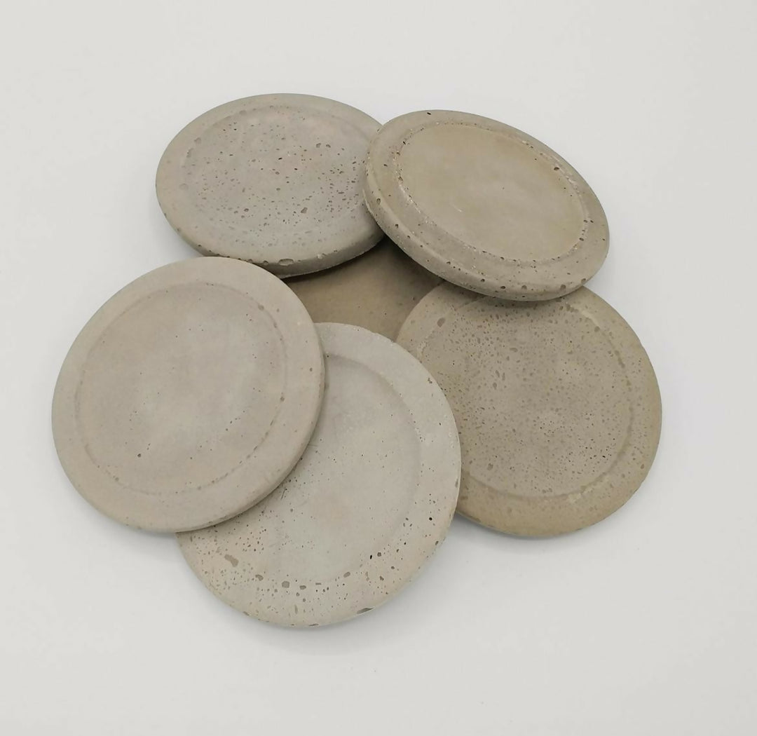 POSAVASOS HORMIGÓN NATURAL