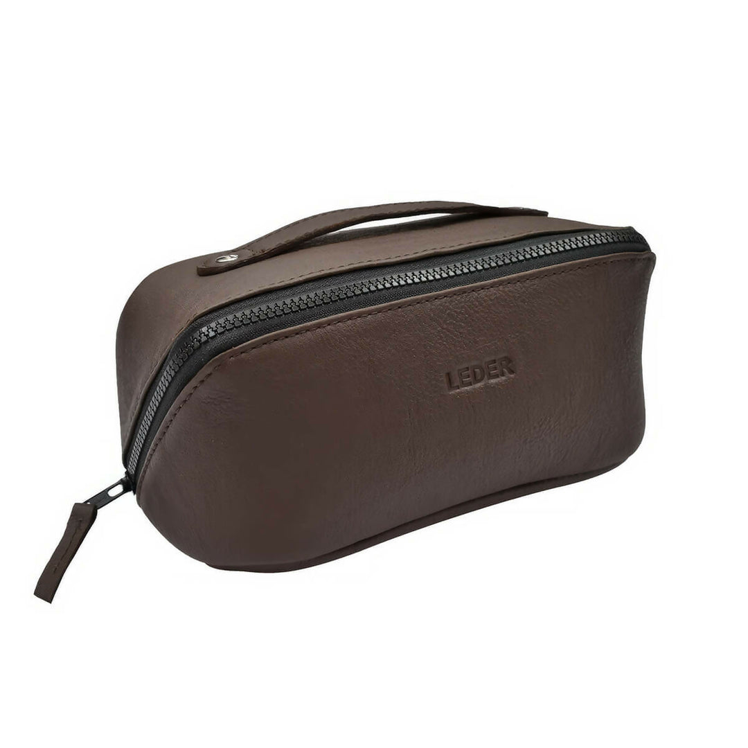 Neceser de Mano de Cuero Cubo