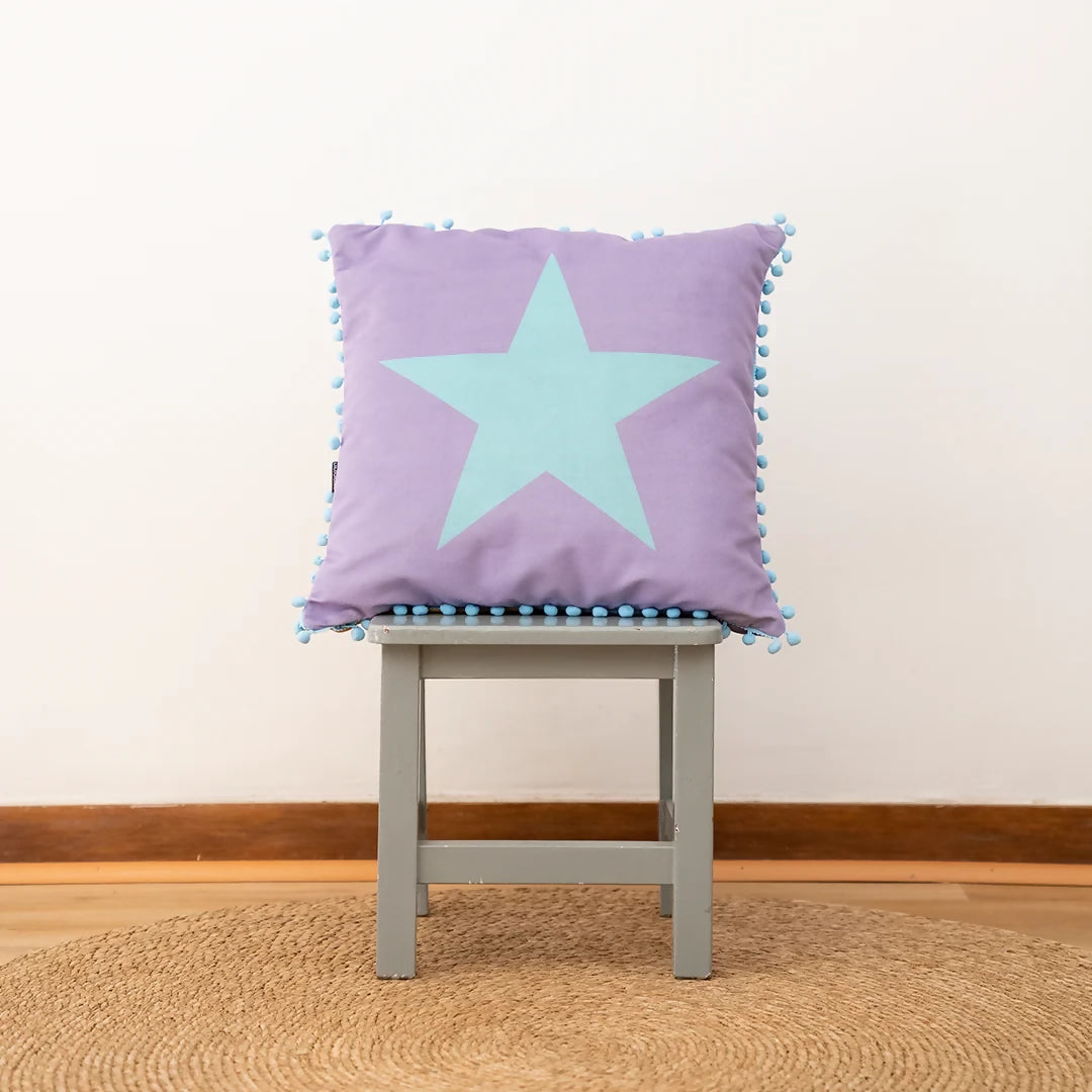 Funda de Cojín Estrella / 2 diseños en 1