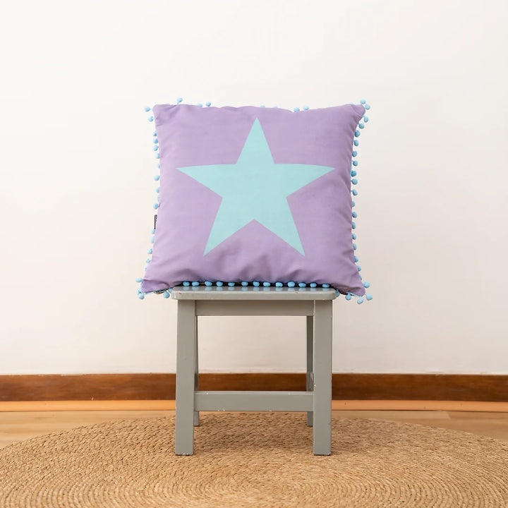 Funda de Cojín Estrella / 2 diseños en 1