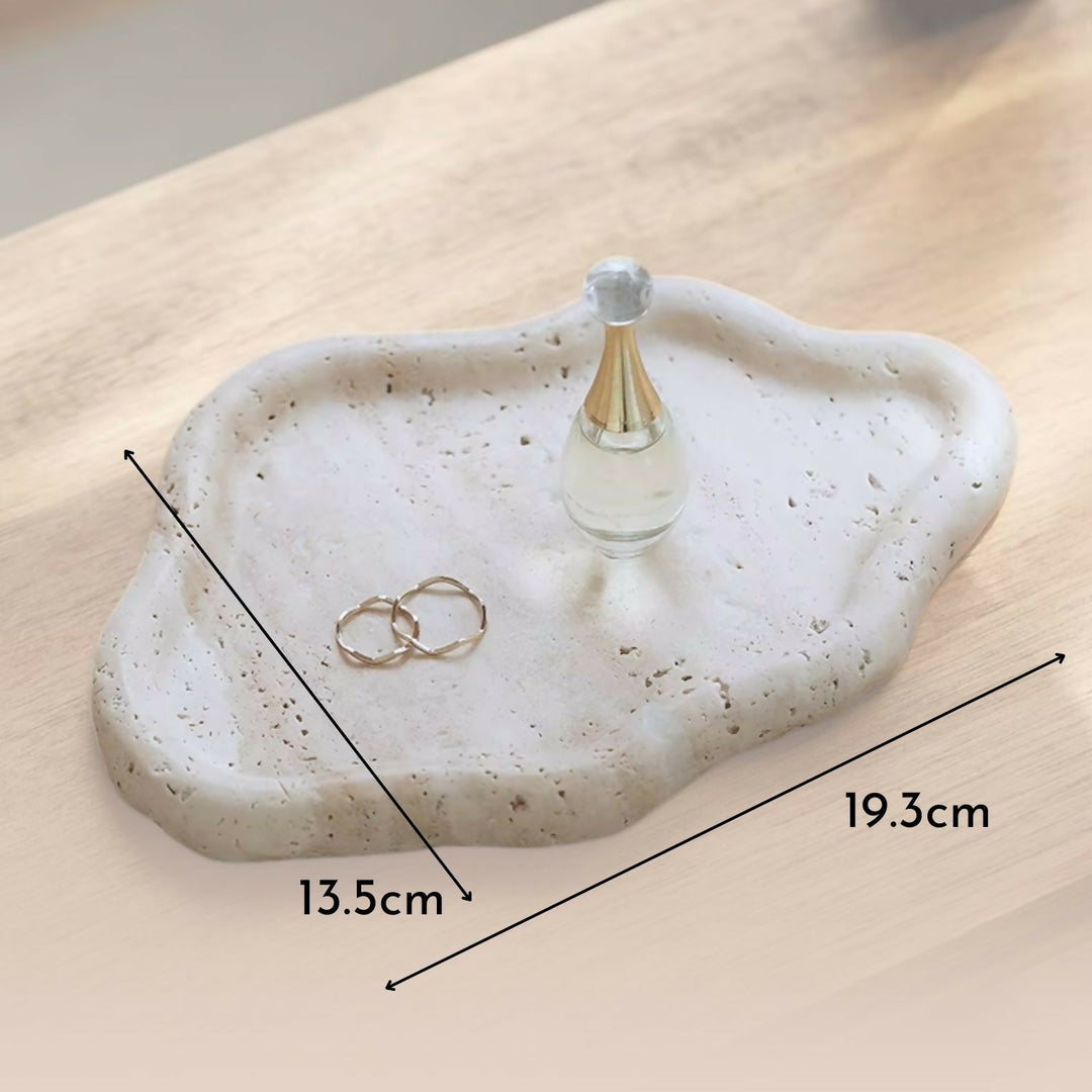 Bandeja de Piedra Irregular Cloud Travertino