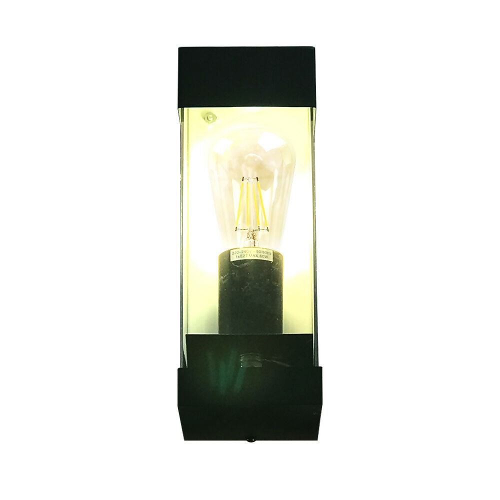 Aplique Aluminio Unidireccional Aften Negro