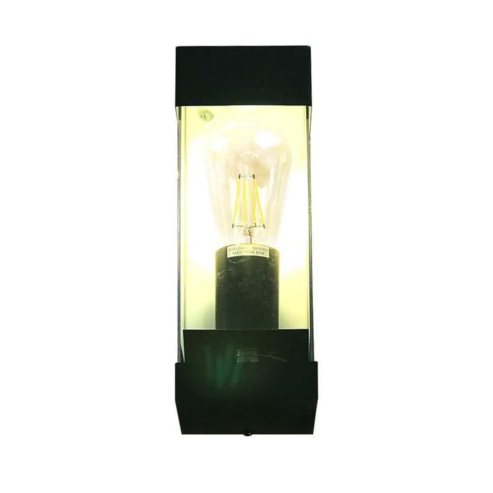 Aplique Aluminio Unidireccional Aften Negro