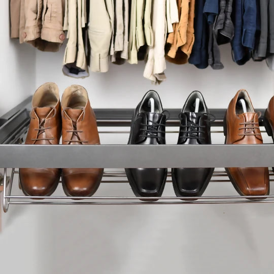 Zapatero Extraíble Gris Grafito