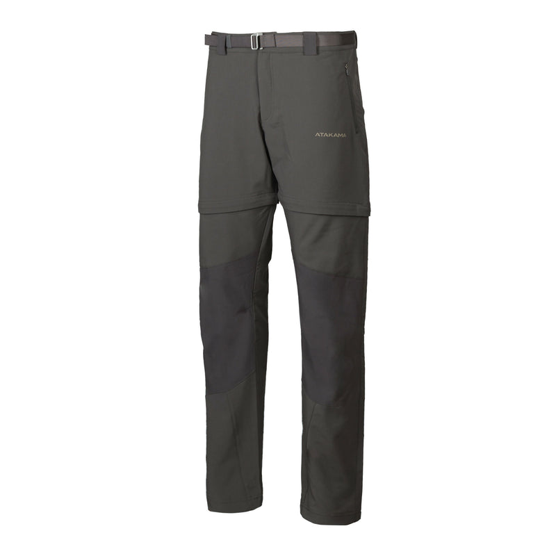 Pantalón de Trekking Mujer Desmontable Mujer Andino Gris Roca