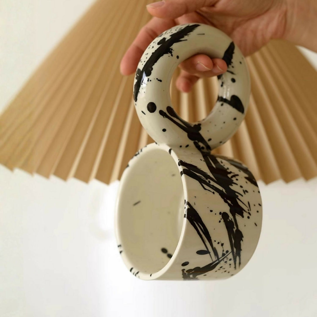 Tazon Mug Cerámica Tinta Donuts 250ml