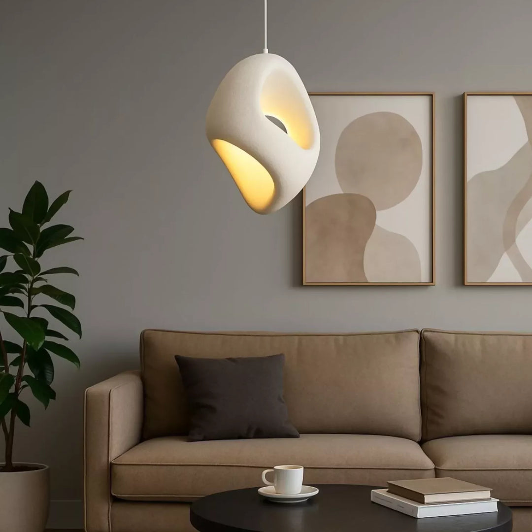 Lampara Colgante Japandi Zen Textura