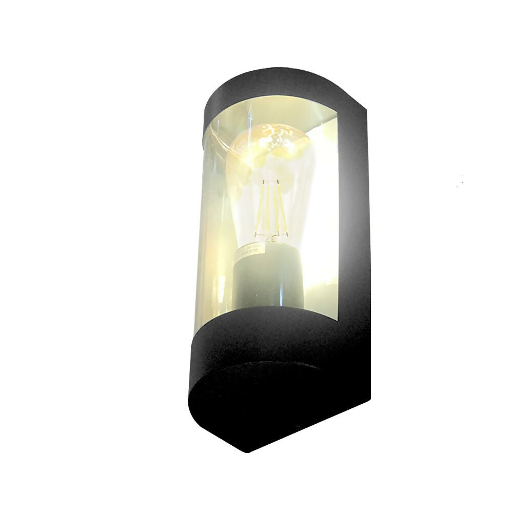 Aplique Aluminio Unidireccional Abend Negro