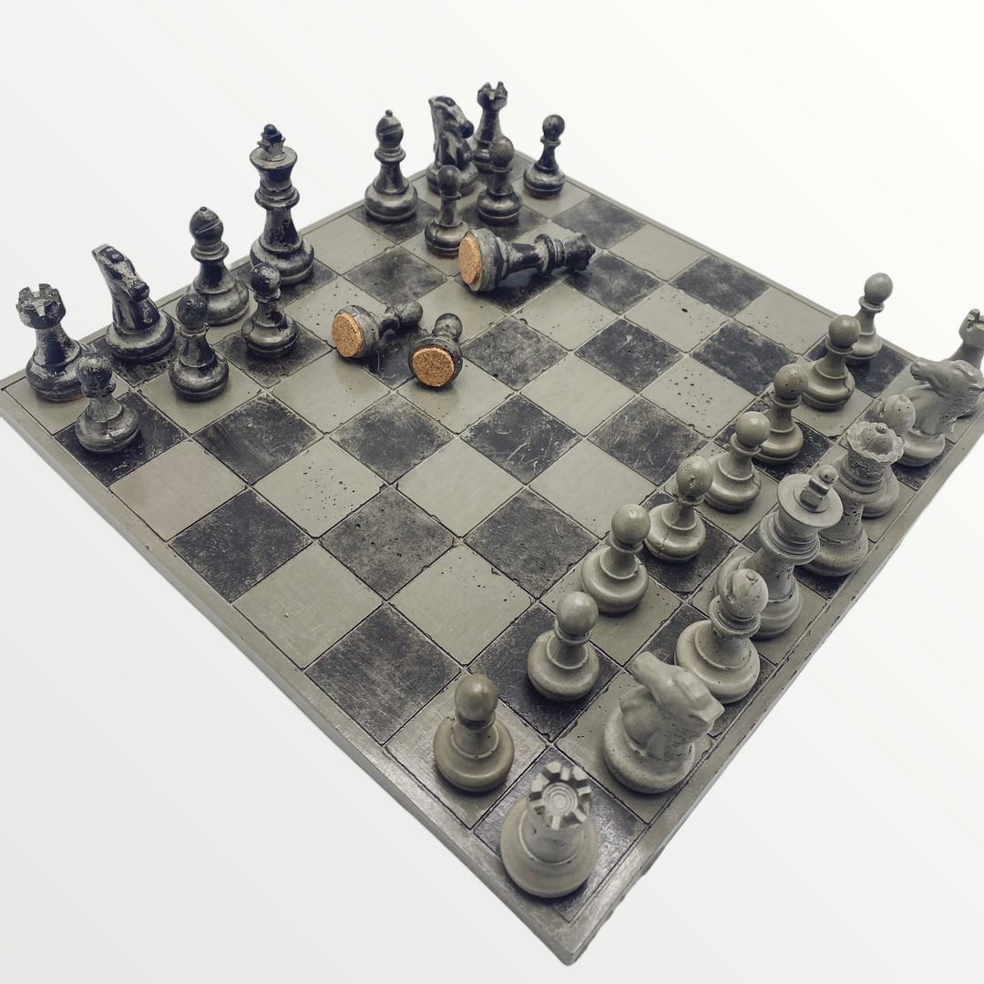 Ajedrez Hormigón Negro BETOH