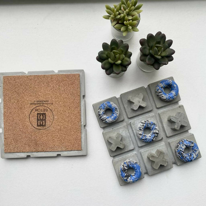 Juego Gato Hormigón BETOH® Azul/Natural/Negro