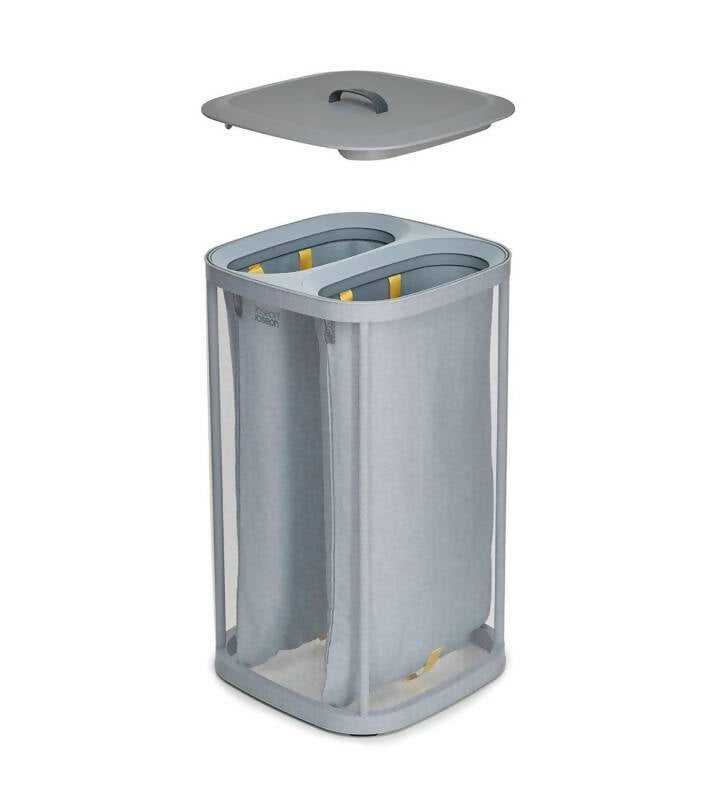 Canasto Dual Ropa Sucia Joseph Joseph Tota 60L Gris