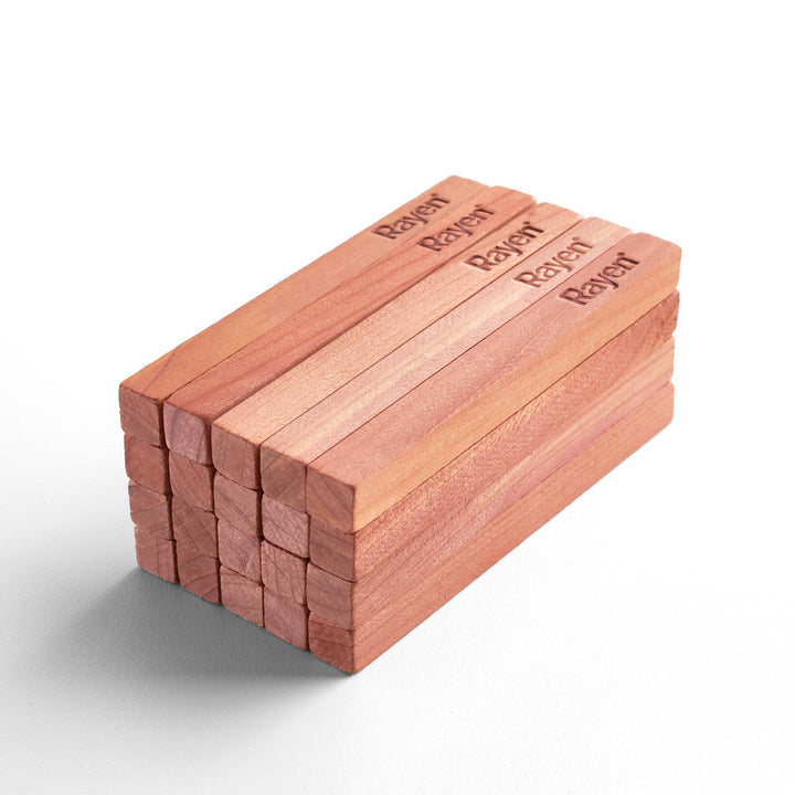 Bloques de Madera de Cedro Rayen