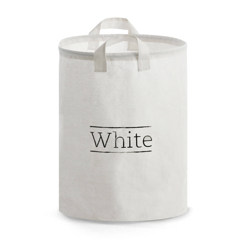 Set de 2 bolsas para la ropa blanca y negra Rayen