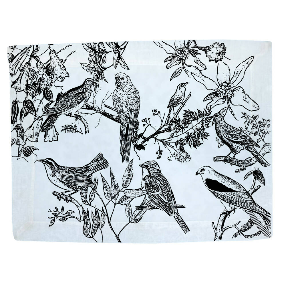 Set Individuales Velo Organza - Aves Chilenas