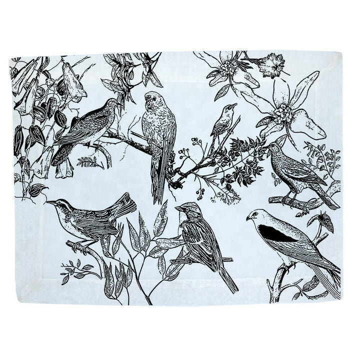 Set Individuales Velo Organza - Aves Chilenas