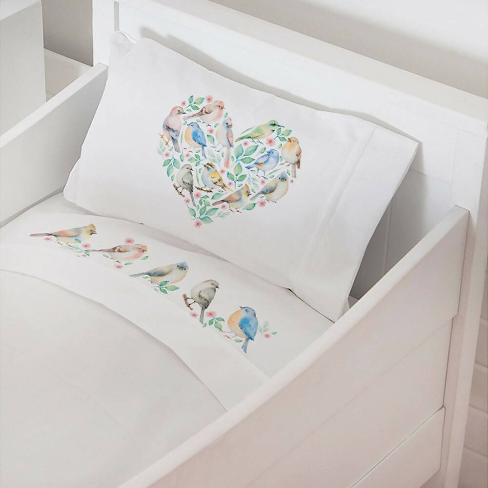 Juego de Sábanas Pajaritos