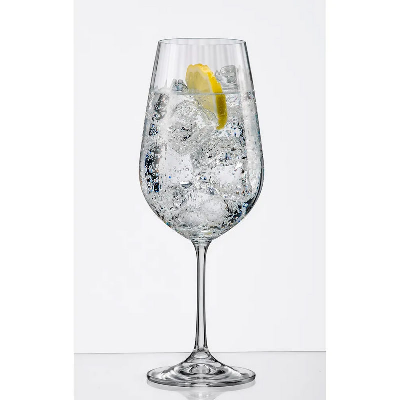 Set 6 Copas Vino Bohemia Waterfall 550ml