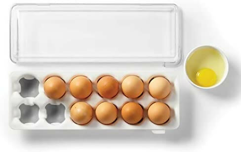 Contenedor Huevos C/Tapa Madesmart