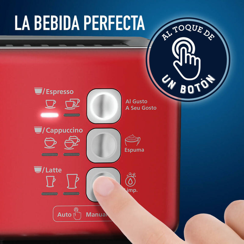 Cafetera automática de espresso roja PrimaLatte™ BVSTEM6603R-052 Oster®