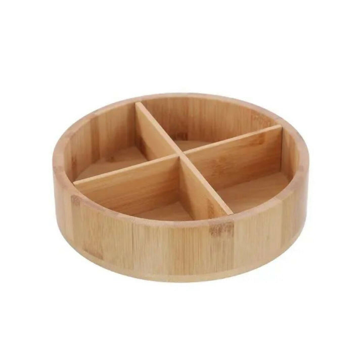 Organizador De Bambu Redondo Box Sweden