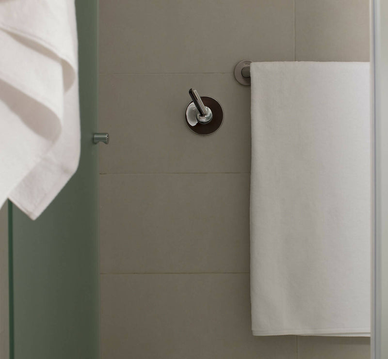 Set 2 toallones baño y 2 toallas mano Platinum, 100% algodón, 600gr/m2
