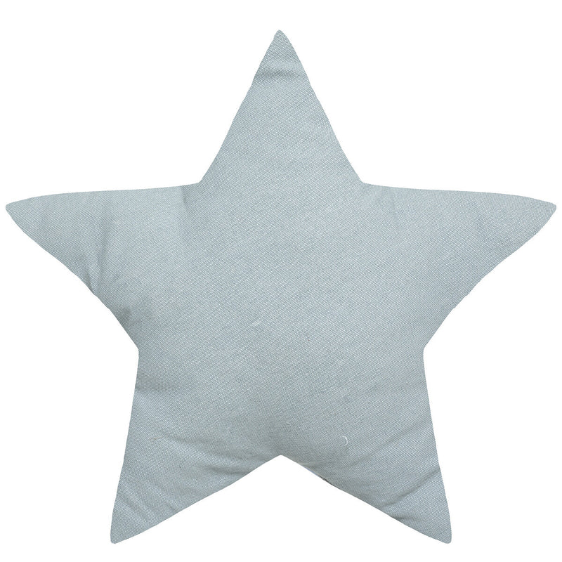 Cojín infantil "Oya" estrella azul claro 40x40cm