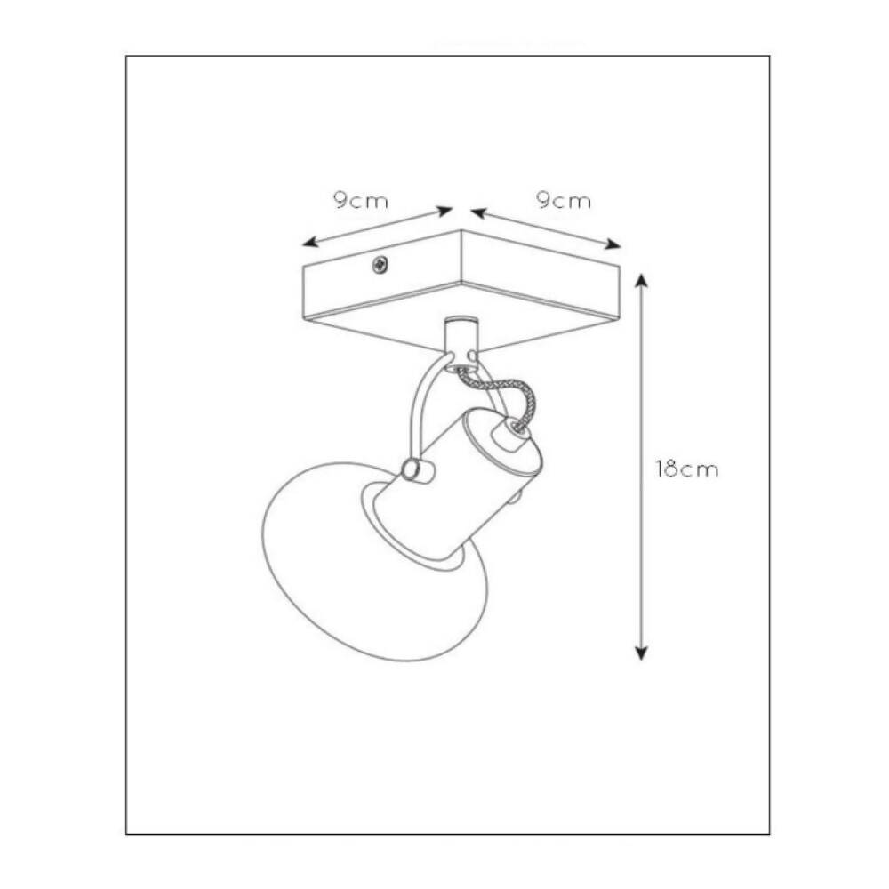 FOCO DIRECCIONAL MADEE NEGRO 1xE14