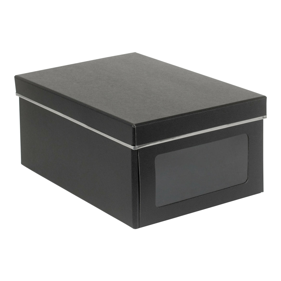Caja Organizadora para Zapatos Papel 23,5 x 34,5 Negracm BIGSO