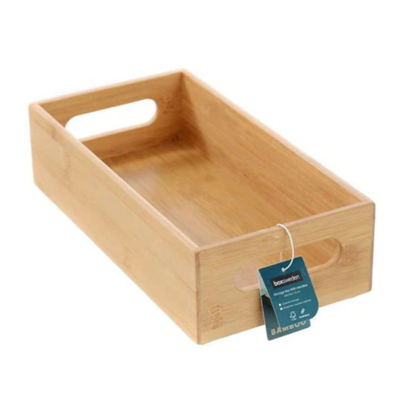 Caja Organizadora De Bambú 29 x 15 Box Sweden